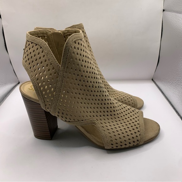 Circus by Sam Edelman Shoes - Circus NY by Sam Edelman open toe cut out heel sandals size 8.5 beige